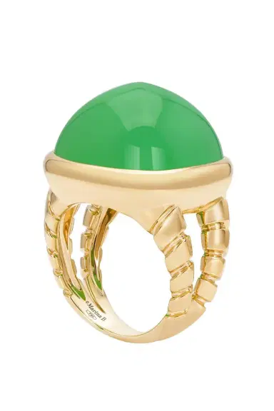 Marina B Chrysoprase Tigella Sugarloaf Ring | Thumbnail 7