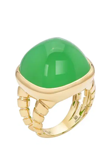 Marina B Chrysoprase Tigella Sugarloaf Ring | Thumbnail 1