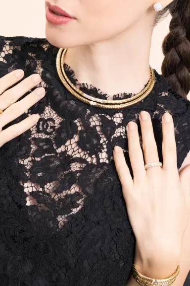 Marina B Diamond Trisolina Collar Necklace | Thumbnail 2