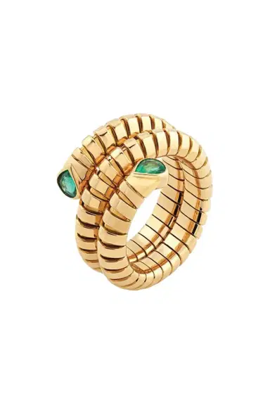 Marina B Emerald Trisola Spiral Ring | Thumbnail 5