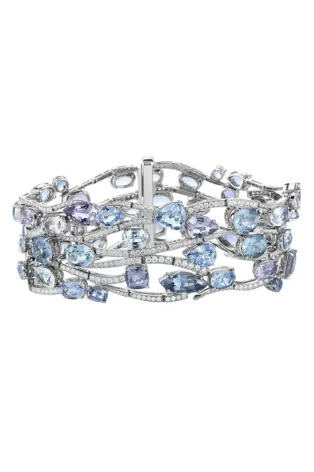 CICADA Mixed Sapphire Diamond Frost Bracelet