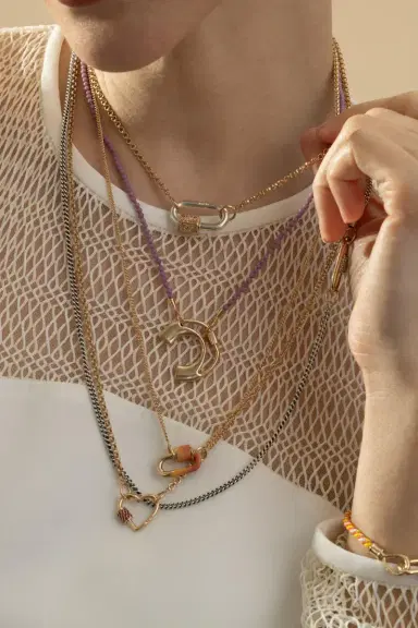 Marla Aaron Phosphosiderite Itty Bitty Strand Necklace | Thumbnail 3