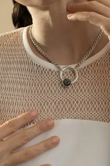 Marla Aaron Rolling Curb Necklace | Thumbnail 2