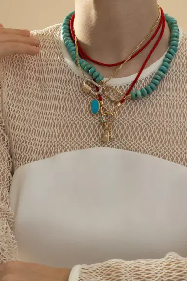 Marla Aaron Rolo Chain Necklace | Thumbnail 4