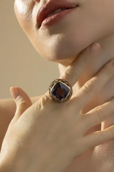 CICADA Spinel Diamond Spot Ring | Thumbnail 3