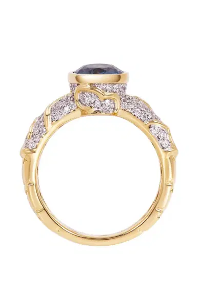 Marina B Swiss Blue Topaz Diamond Ondine Ring | Thumbnail 6
