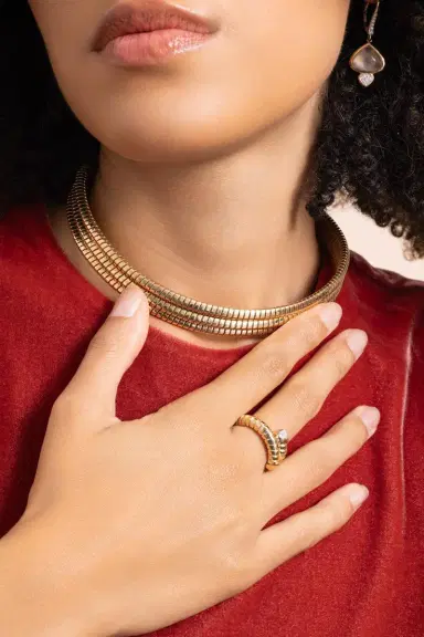 Marina B Trisolina Triple Collar Necklace | Thumbnail 4