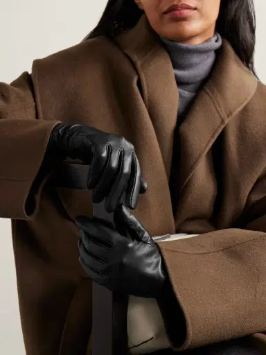 Agnelle Kate Leather Gloves | Thumbnail 2