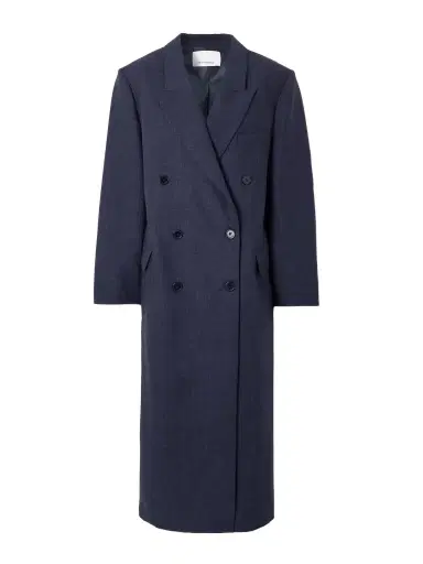 The Frankie Shop Jane Double-breasted Checked Wool Coat | Thumbnail 1