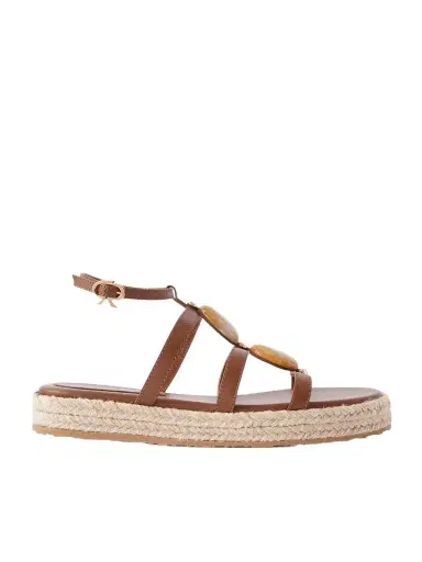 Gianvito Rossi Embellished Leather Platform Sandals | Thumbnail 1 Gianvito Rossi Embellished Leather Platform Sandals | Thumbnail 1