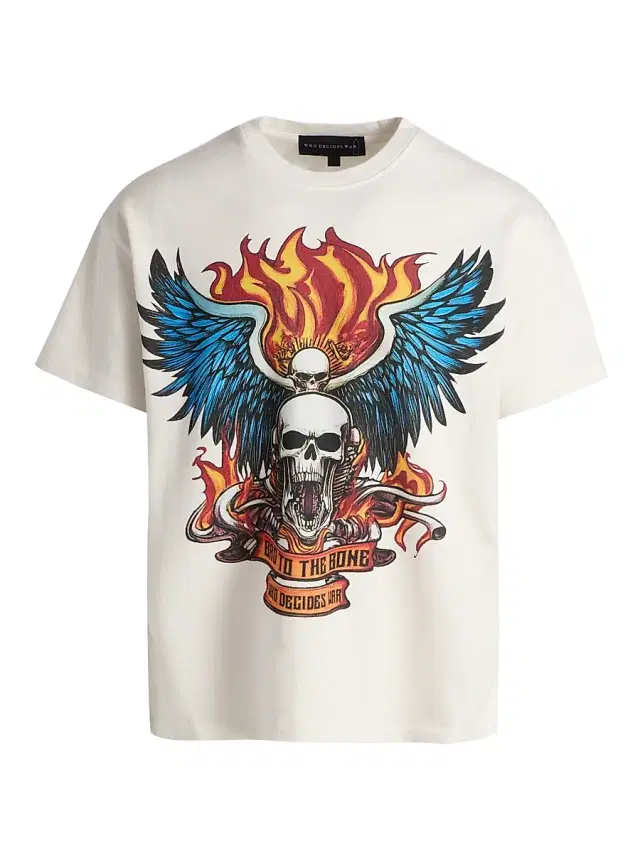 Men's Bad to the Bone Jersey Crewneck T-shirt - Cloud