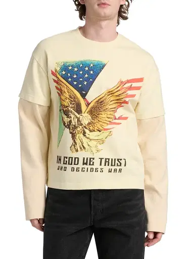 Who Decides War Men's IGWT Jersey Long-Sleeve T-Shirt | Thumbnail 3 Who Decides War Men's IGWT Jersey Long-Sleeve T-Shirt | Thumbnail 3