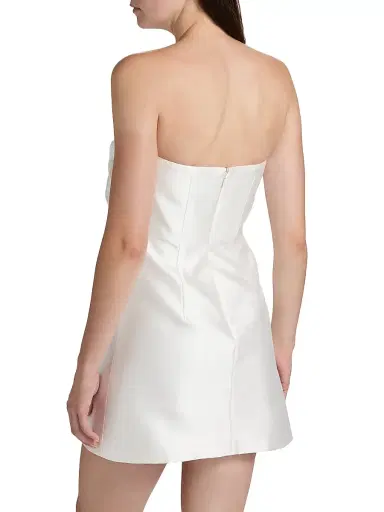 SACHIN & BABI Women's Anora Floral-Appliqué Strapless Minidress - Ivory - Size 12 | Thumbnail 5 SACHIN & BABI Women's Anora Floral-Appliqué Strapless Minidress - Ivory - Size 12 | Thumbnail 5