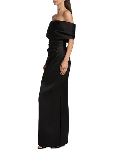 Simkhai Women's Valencia Off-the-Shoulder Column Gown | Thumbnail 4 Simkhai Women's Valencia Off-the-Shoulder Column Gown | Thumbnail 4