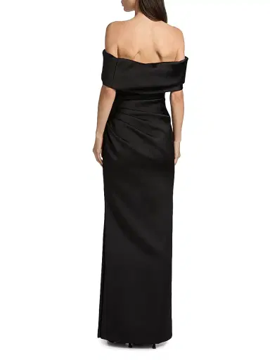 Simkhai Women's Valencia Off-the-Shoulder Column Gown | Thumbnail 5 Simkhai Women's Valencia Off-the-Shoulder Column Gown | Thumbnail 5