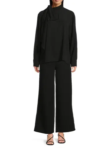 Rue Sophie Women's Elea Silk Tieneck Top | Thumbnail 2 Rue Sophie Women's Elea Silk Tieneck Top | Thumbnail 2