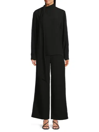 Rue Sophie Women's Elea Silk Tieneck Top | Thumbnail 3 Rue Sophie Women's Elea Silk Tieneck Top | Thumbnail 3