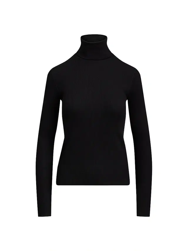 Polo Ralph Lauren Women's Rib-Knit Turtleneck Top - Polo Black