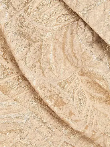 Teri Jon by Rickie Freeman Women's Metallic Brocade Mermaid Gown - Champagne - Size 2 | Thumbnail 7 Teri Jon by Rickie Freeman Women's Metallic Brocade Mermaid Gown - Champagne - Size 2 | Thumbnail 7