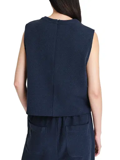TWP Women's Short Muscle Cotton-Blend Tank - Midnight - Size XL | Thumbnail 4 TWP Women's Short Muscle Cotton-Blend Tank - Midnight - Size XL | Thumbnail 4