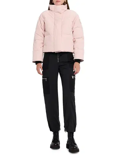 Canada Goose Women's Grandview Crop Jacket - Vintage Rose - Size Large | Thumbnail 2