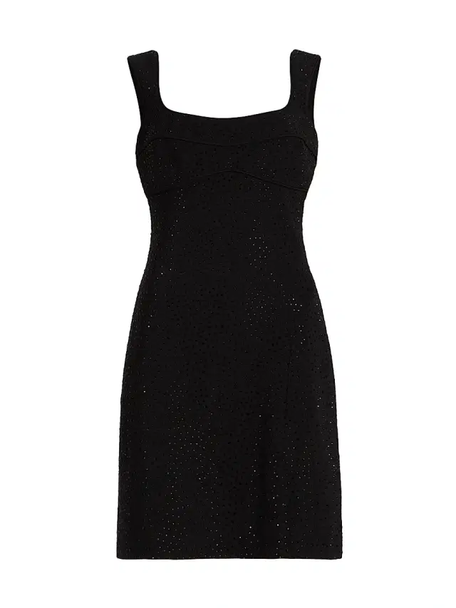 AMUR Women's Vinny Crystal Minidress - Black