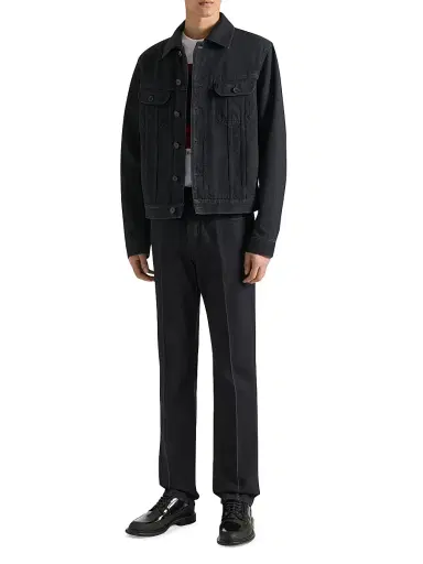 Givenchy Men's Jacket in Denim | Thumbnail 2 Givenchy Men's Jacket in Denim | Thumbnail 2