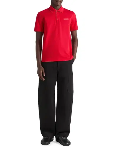 Givenchy Men's Polo in Cotton with Paris Gros Grain | Thumbnail 4