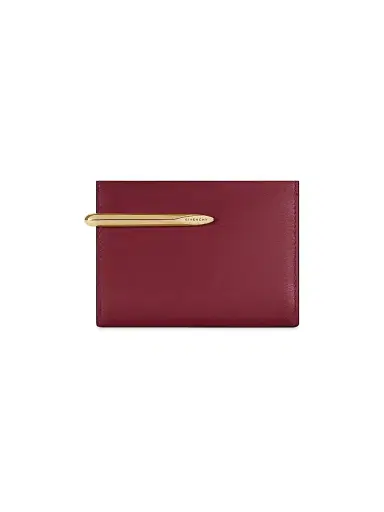 Givenchy Women's Pinch Wallet in Leather - Burgundy | Thumbnail 1