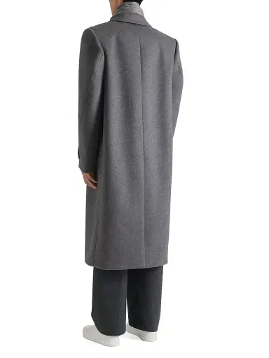 Givenchy Men's Couture Seam Coat in Wool and Cashmere - Grey - Size 46 | Thumbnail 2 Givenchy Men's Couture Seam Coat in Wool and Cashmere - Grey - Size 46 | Thumbnail 2