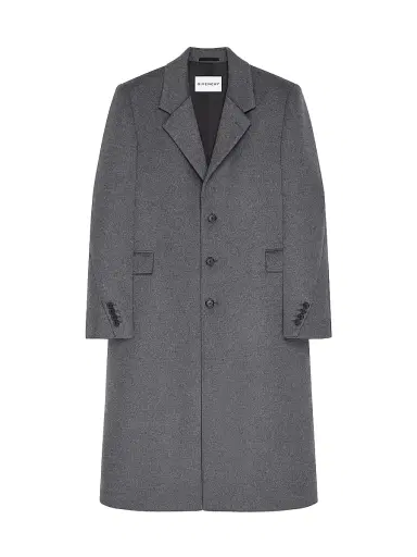 Givenchy Men's Couture Seam Coat in Wool and Cashmere - Grey - Size 46 | Thumbnail 1 Givenchy Men's Couture Seam Coat in Wool and Cashmere - Grey - Size 46 | Thumbnail 1