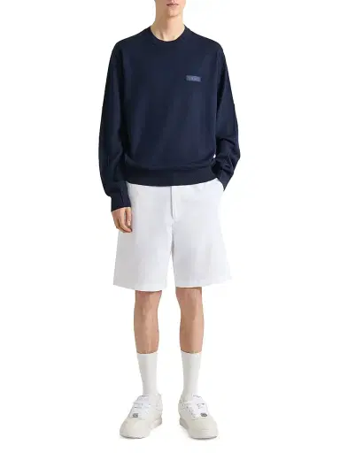 Givenchy Men's Chino Bermuda Shorts in Cotton - White - Size 40 | Thumbnail 2