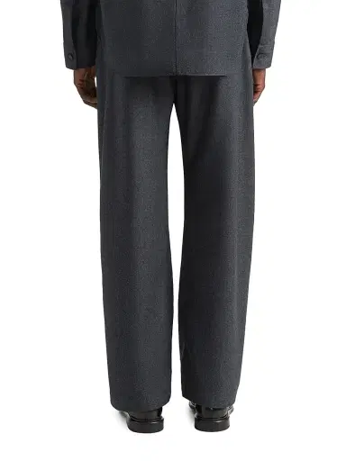 Givenchy Men's Couture Seam Trousers in Flannel - Grey Mix - Size 38 | Thumbnail 4