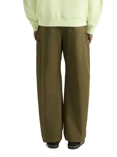 Givenchy Men's Couture Seam Trousers in Cotton - Khaki - Size 34 | Thumbnail 4 Givenchy Men's Couture Seam Trousers in Cotton - Khaki - Size 34 | Thumbnail 4