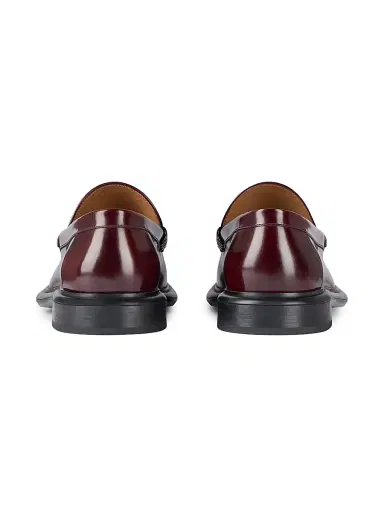 Givenchy Men's Gent Loafers in Brushed Leather - Burgundy - Size 11 | Thumbnail 6