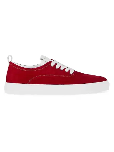 Givenchy Men's New City Sneakers in Suede - Dark Red | Thumbnail 1 Givenchy Men's New City Sneakers in Suede - Dark Red | Thumbnail 1