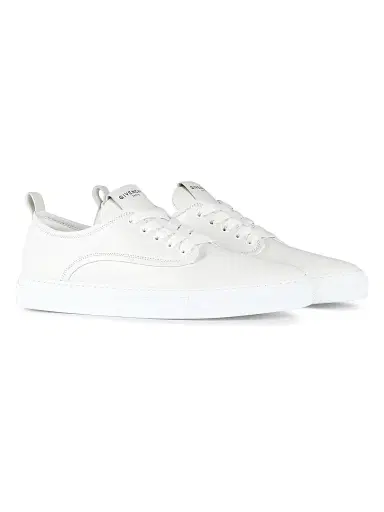 Givenchy Men's New City Sneakers in Leather - White | Thumbnail 2