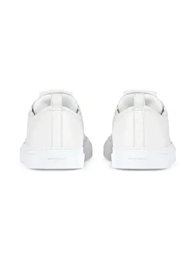 Givenchy Men's New City Sneakers in Leather - White | Thumbnail 4