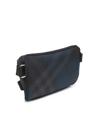 Burberry Men's Grid Belt Bag - Navy | Thumbnail 3 Burberry Men's Grid Belt Bag - Navy | Thumbnail 3