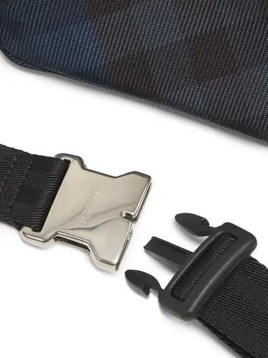 Burberry Men's Grid Belt Bag - Navy | Thumbnail 5 Burberry Men's Grid Belt Bag - Navy | Thumbnail 5