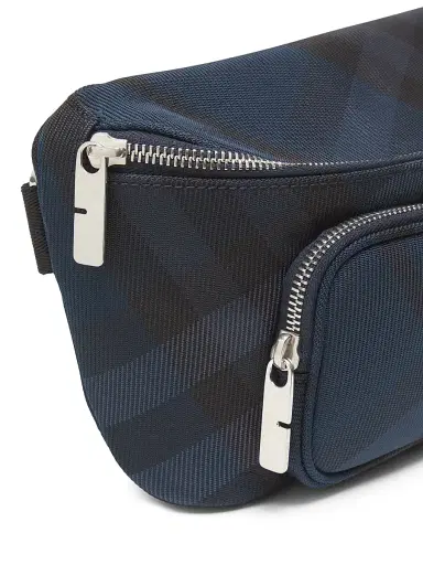 Burberry Men's Grid Belt Bag - Navy | Thumbnail 6 Burberry Men's Grid Belt Bag - Navy | Thumbnail 6