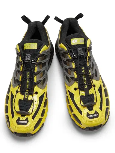 MM6 MAISON MARGIELA Men's x Salomon ACS Pro Sneakers - Black Blazing Yellow - Size 8 | Thumbnail 4