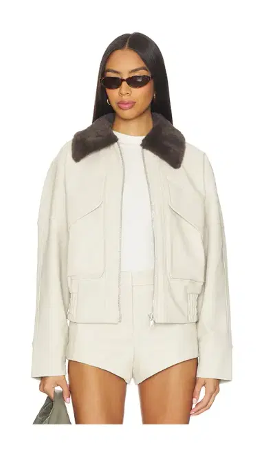 MADISON THE LABEL x REVOLVE Chappell Jacket With Faux Fur Collar | Thumbnail 1 MADISON THE LABEL x REVOLVE Chappell Jacket With Faux Fur Collar | Thumbnail 1