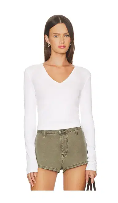 Free People x We The Free Neria Long Sleeve In Clean | Thumbnail 1 Free People x We The Free Neria Long Sleeve In Clean | Thumbnail 1
