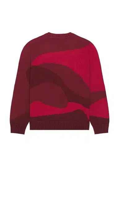 House of Sunny The Red Landscape Oversized V-Neck Sweater | Thumbnail 2