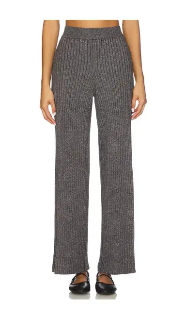 Barefoot Dreams CozyChic Ultra Lite Lurex Rib Wide Leg Pant | Thumbnail 1
