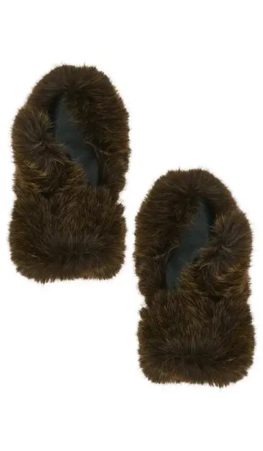 JOCELYN Faux Fox Mittens | Thumbnail 2 JOCELYN Faux Fox Mittens | Thumbnail 2