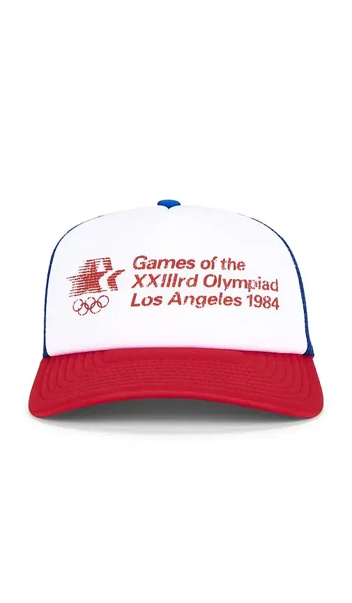 Olympics Heritage Los Angeles 84 Games Foam Trucker Hat