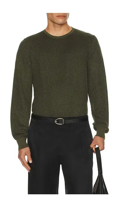 Rag & Bone Gregory Merino Long Sleeve Crew Sweater