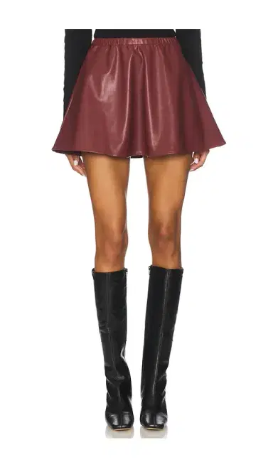 Lovers and Friends Jordan Faux Leather Mini Skirt | Thumbnail 1